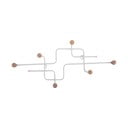 Baltos spalvos iš metalo sieninė lentyna 60,5 cm Metro – PT LIVING