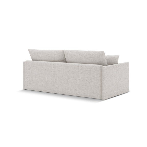 Smėlio spalvos sulankstoma sofa iš šenilinio audinio 209 cm Shannon – Cosmopolitan Design-image-4