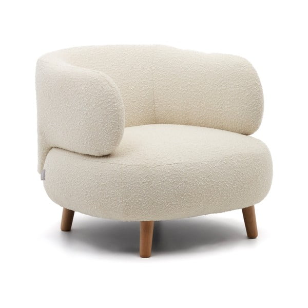 Krėslas kreminės spalvos Luisa – Kave Home