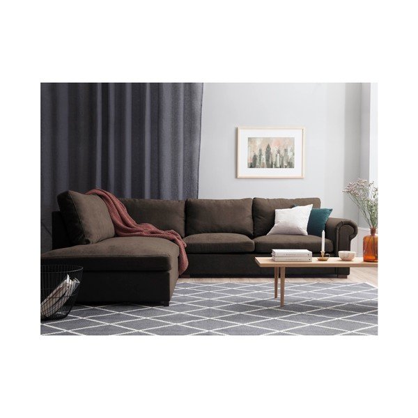 Ruda "Windsor & Co" sofos "Hermes" kampinė sofa, kairysis kampas-image-2