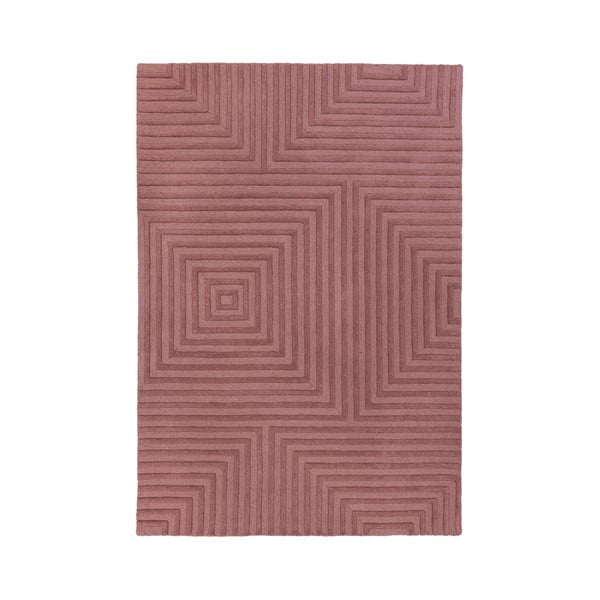 Violetinis vilnonis kilimas Flair Rugs Estela, 160 x 230 cm