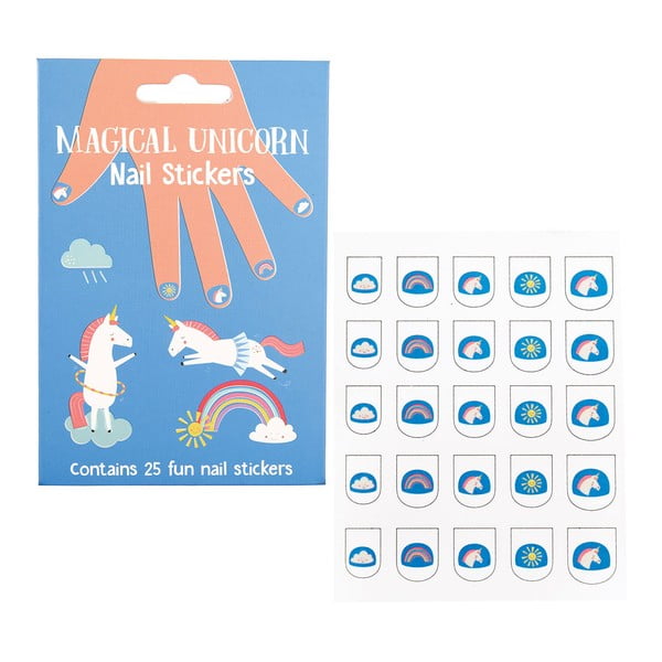 Kūrybinis žaislas Magical Unicorn – Nail stickers – Rex London