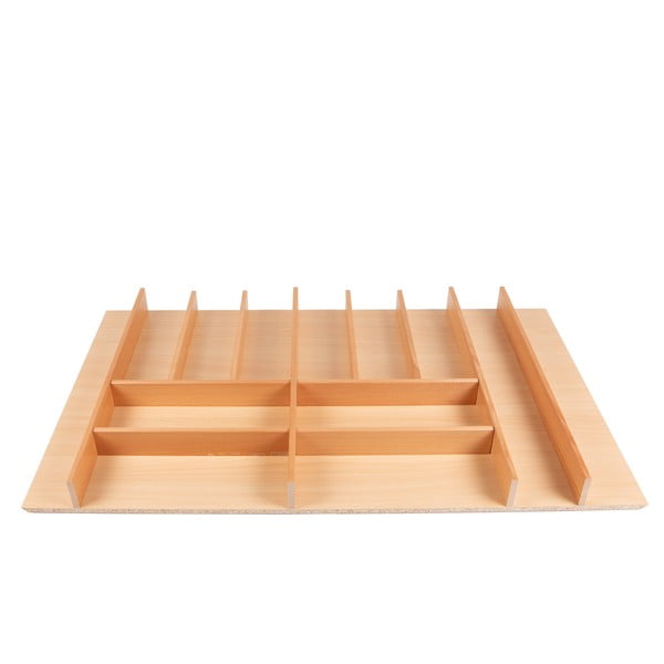Stalo įrankių padėklas natūralios spalvos 78 x 47 cm Wood Line – Elletipi