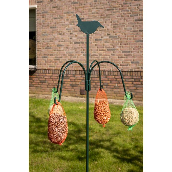 Esschert Design tamsiai žalios spalvos lesyklėlė paukščiams su kvapu, aukštis 148 cm-image-4