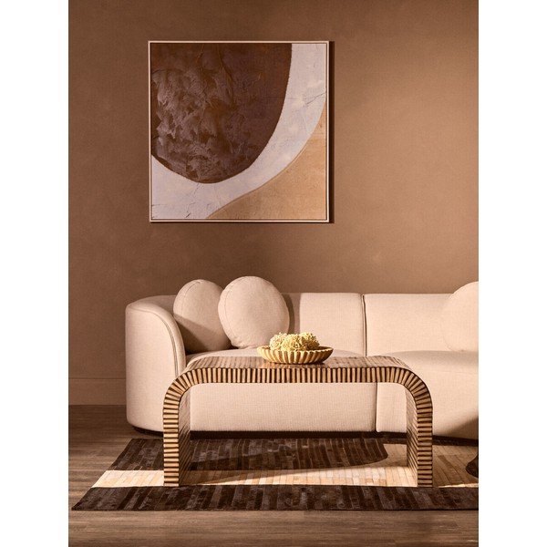 Paveikslas su rėmeliu/tapyba ant drobės 103x103 cm Astratto – Premier Housewares-image-1