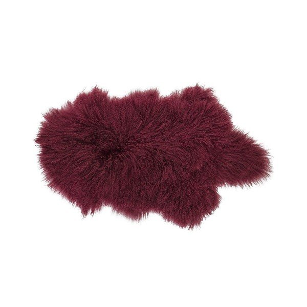 Tamsiai raudonas mongolų ėriuko kailis Bloomingville Mongolian-image-2