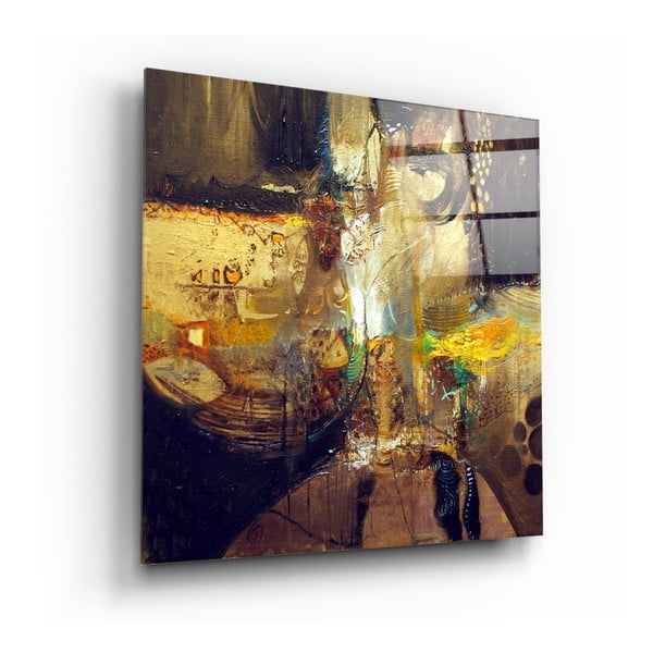 Paveikslas ant stiklo Insigne Complex, 40 x 40 cm