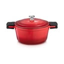 Nepridegantis indukcinis puodas su dangčiu 4,7 l Bordeaux - Tescoma