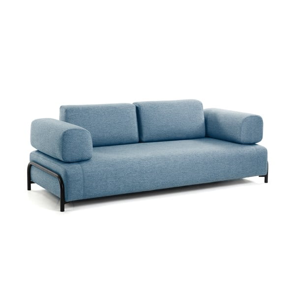 Mėlyna sofa su porankiais Kave Home Compo-image-2
