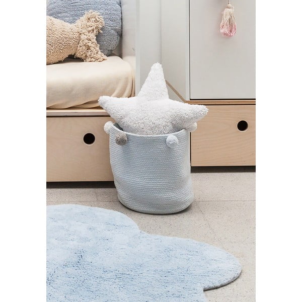 Iš tekstilės vaikiškas krepšys šviesiai mėlynos spalvos ø 30x30 cm Bubbly – Lorena Canals-image-2