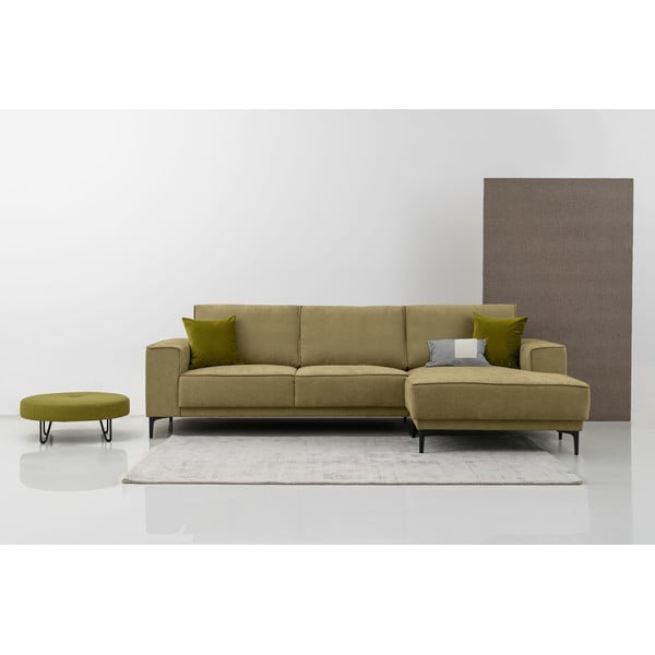 Kampinė sofa žalios spalvos (su dešiniuoju kampu) Copenhagen – Scandic-image-1