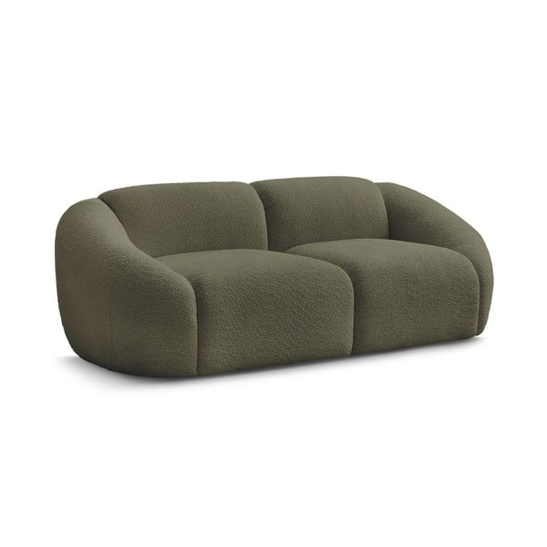 Iš boucle sofa žalios spalvos 230 cm Tina – Bobochic Paris