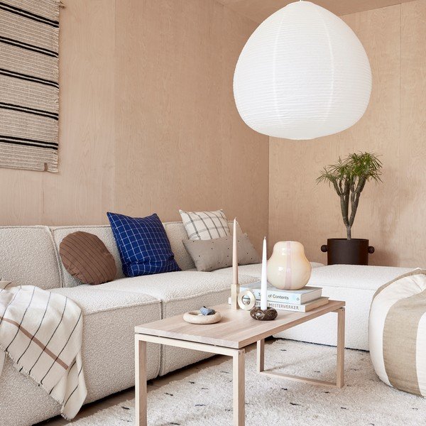 Dramblio kaulo spalvos šviestuvo gaubtas ø 60 cm Kojo – OYOY Living Design-image-1
