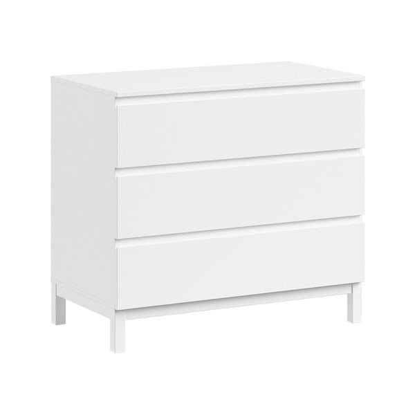 Baltos spalvos vaikiška šoninė spintelė 99x89x57 cm Eva – Vipack