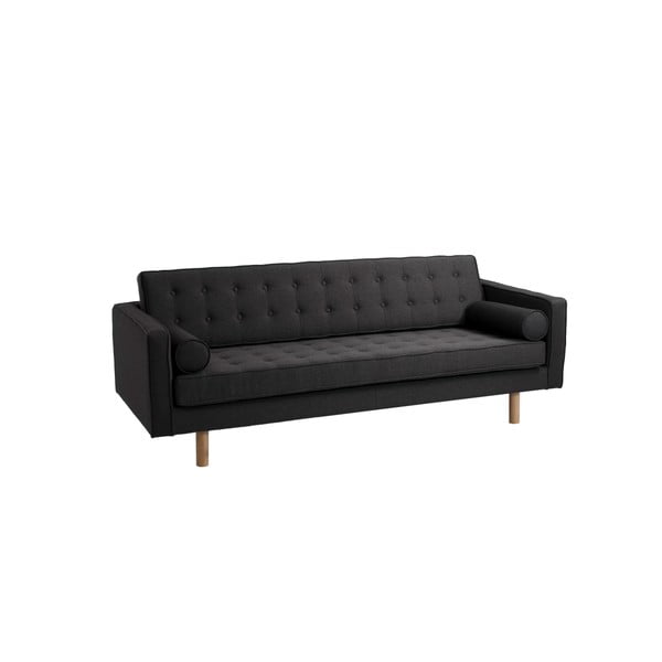 Antracito pilkos spalvos trijų vietų sofa Individualizuotos formos tema
