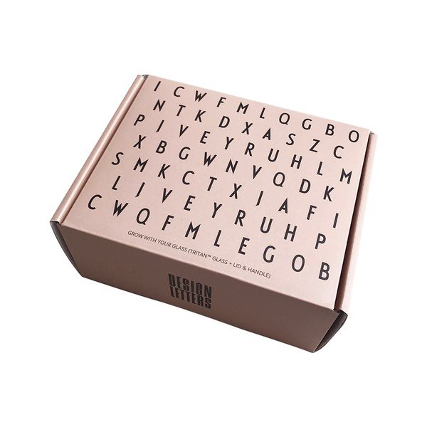 Rožinės spalvos puodelis Design Letters Grow With Your Cup-image-4