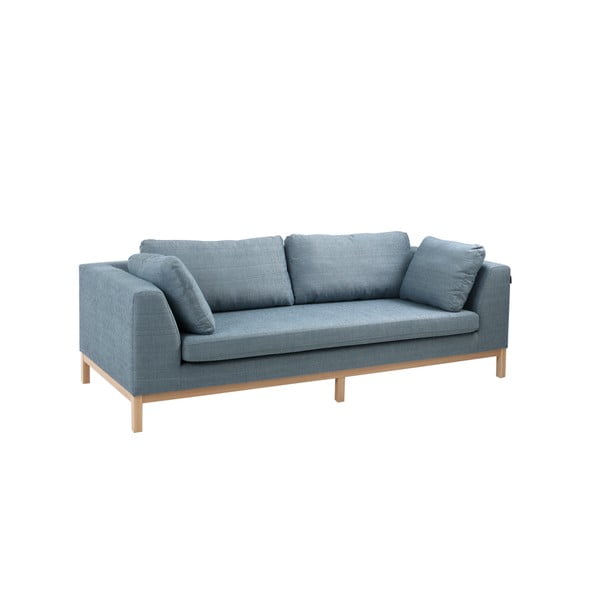 "Custom Form Ambient" pilka ir kaimiška trijų vietų sofa