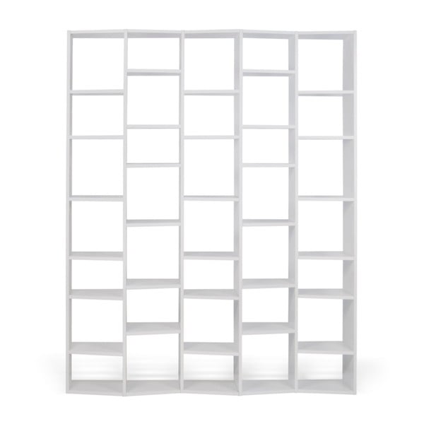 TemaHome "Valsa" balta knygų spinta, plotis 182 cm