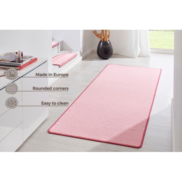 Kilimas šviesiai rožinės spalvos 80x200 cm Fancy – Hanse Home-image-4