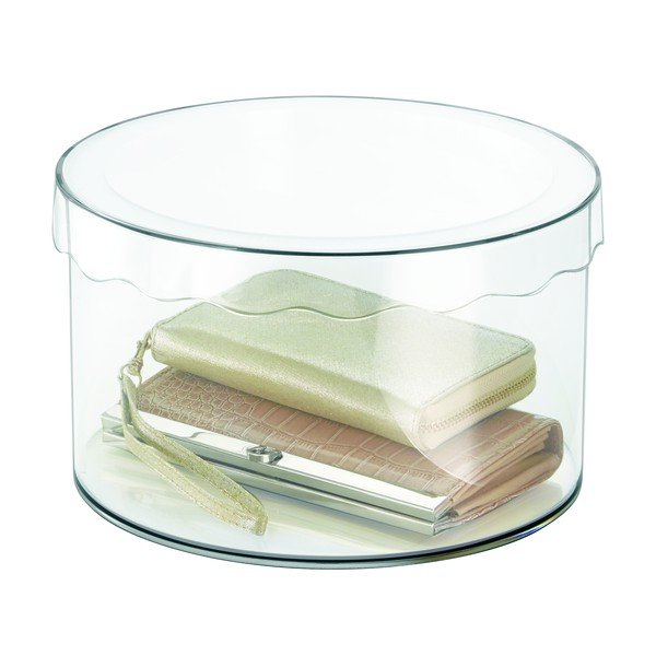 Skaidri laikymo dėžė iDesign Clarity, ⌀ 25,5 cm-image-1
