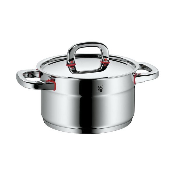 Nerūdijančio plieno puodas su dangčiu WMF Cromargan® Premium A II, ⌀ 20 cm
