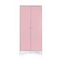 Šviesiai rožinės spalvos iš metalo su užraktu spintelė 80x185x50 cm Cambridge – Yes Everyday