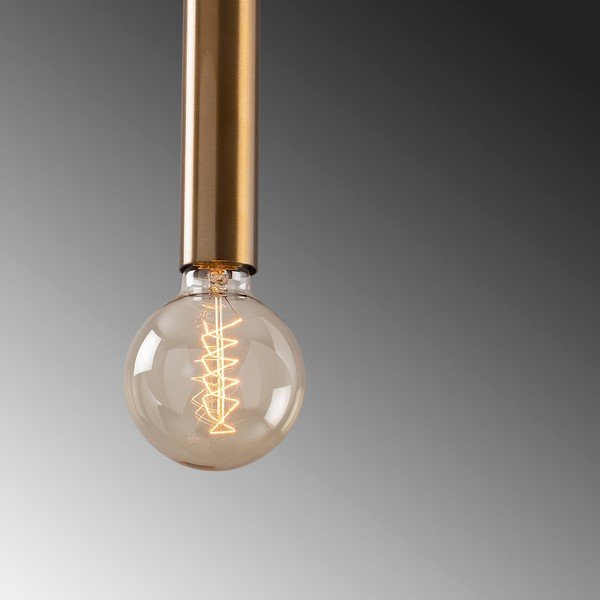 Kabantis šviestuvas auksinės spalvos ø 4 cm su metaliniu gaubtu Tempo – Opviq lights-image-4