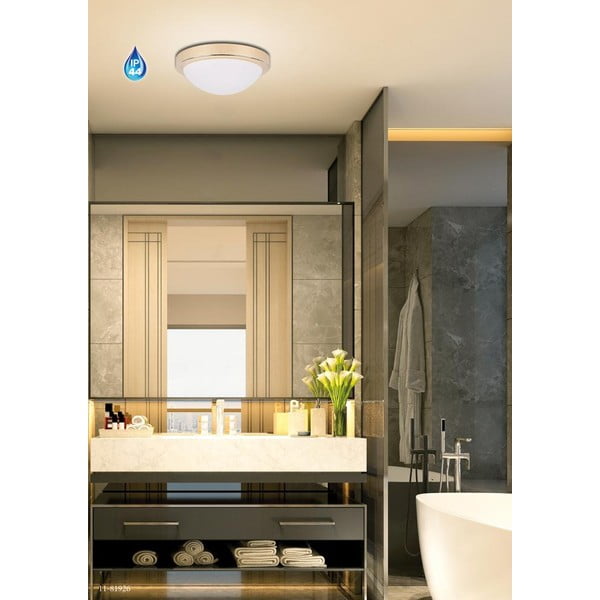 Aukso spalvos lubinis šviestuvas su stikliniu gaubtu ø 28 cm Roda - Candellux Lighting-image-1