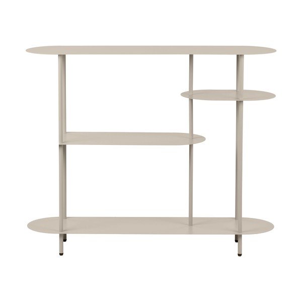 Smėlio spalvos iš metalo pastatoma lentyna 118x97x31 cm Rieti – House Nordic