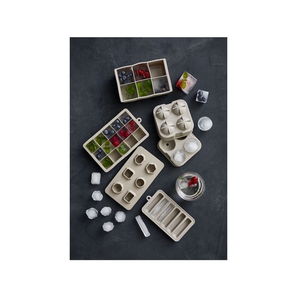 2 pilkų silikoninių formelių rinkinys ledams Bitz-image-2