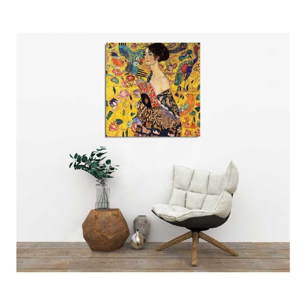 Sieninė reprodukcija ant drobės Gustav Klimt, 45 x 45 cm-image-1
