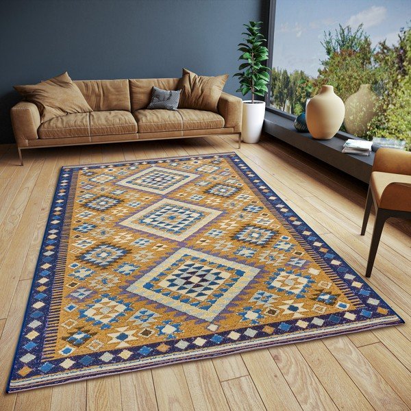 Kilimas ochros spalvos 80x165 cm Cappuccino Peso – Hanse Home-image-1