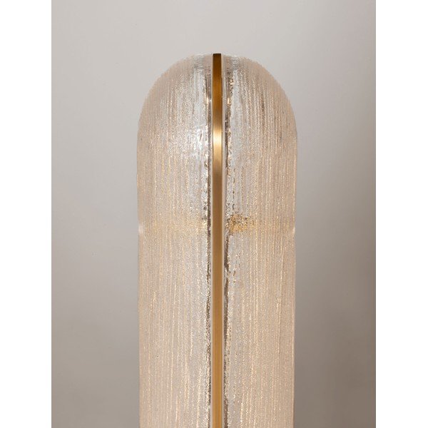 Žalvario spalvos iš metalo stalinis šviestuvas LED (aukštis 40 cm) su stiklo gaubtu Gloree – Nova Luce-image-4