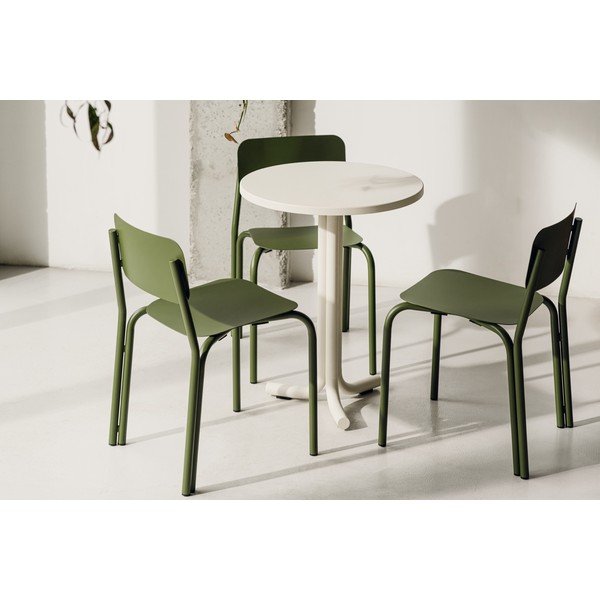 Iš metalo apvalios formos sodo valgomojo stalas ø 59 cm Nokk – noo.ma-image-3
