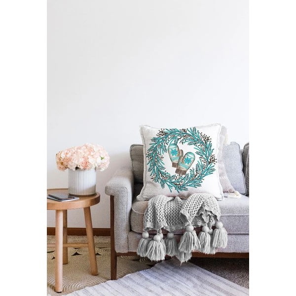 Dekoratyvinis pagalvės užvalkalas su Kalėdų motyvu 43x43 cm – Mila Home-image-2
