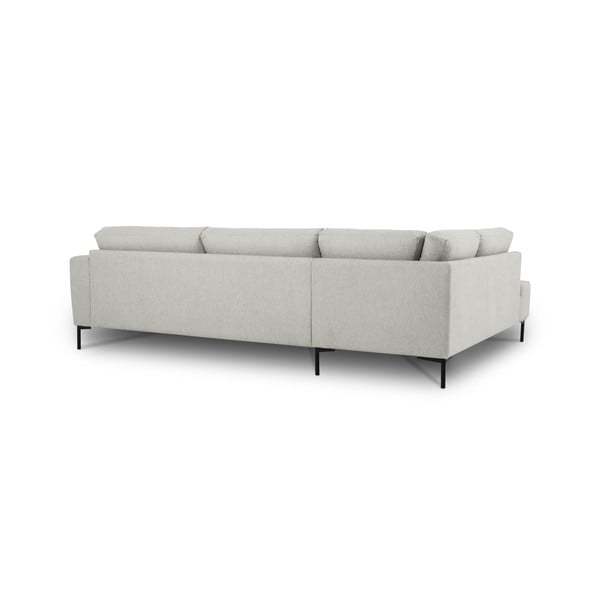 Kampinė sofa šviesiai pilkos spalvos (su kairiuoju kampu) Loosdrecht – Scandic-image-2