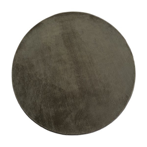 Skalbiamas khaki spalvos apvalios formos kilimas ø 120 cm Joy – Ayyildiz Carpets