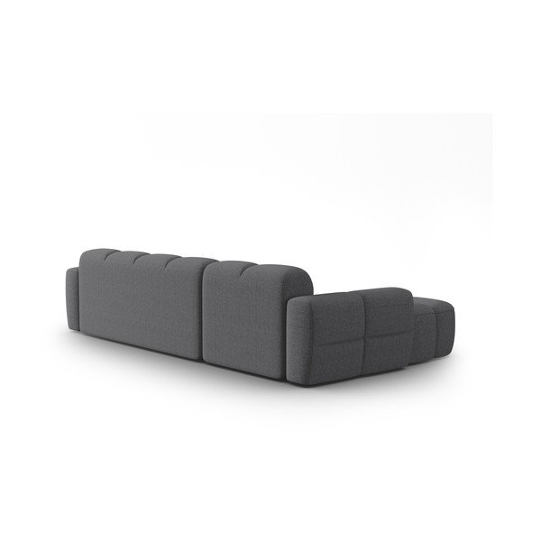 Kampinė sofa pilkos spalvos Lisa – Micadoni Home-image-4