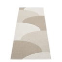 Smėlio spalvos lauko kilimas 70x180 cm Hill Dark Linen – Pappelina