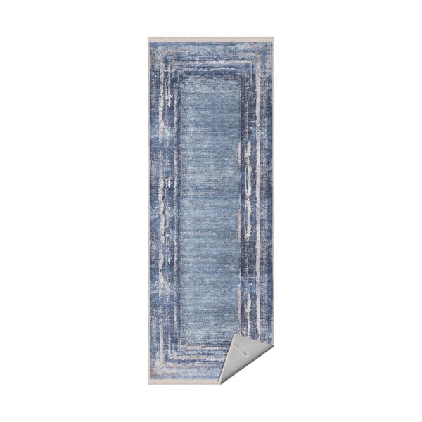 Mėlynas kiliminis takelis 80x200 cm - Mila Home