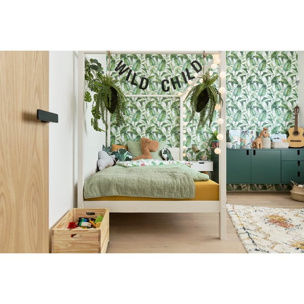 Vaikiška lova baltos spalvos 140x200 cm PINO CANOPY – Vipack-image-3