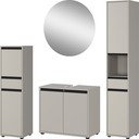 Vonios baldų komplektas pilkos spalvos Lemont – Germania