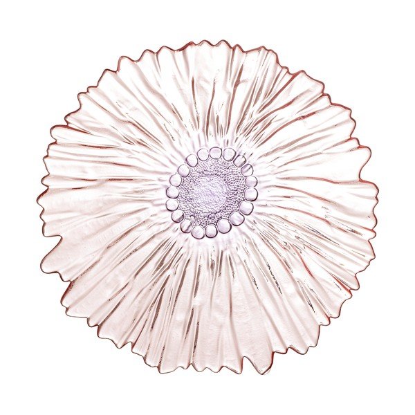 Šviesiai rožinės spalvos iš stiklo  dubuo ø 31 cm Mariko – Bloomingville-image-3