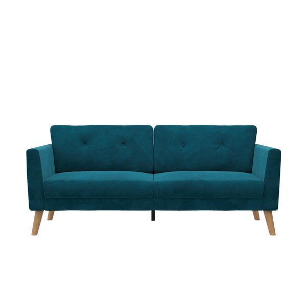Mėlynos spalvos sofa iš velveto 192 cm Gloria – Støraa