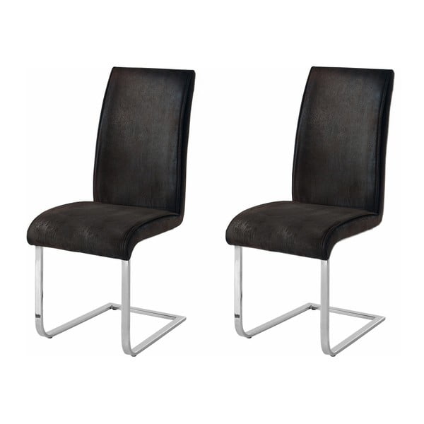 2 tamsiai pilkų kėdžių rinkinys "Støraa Manto