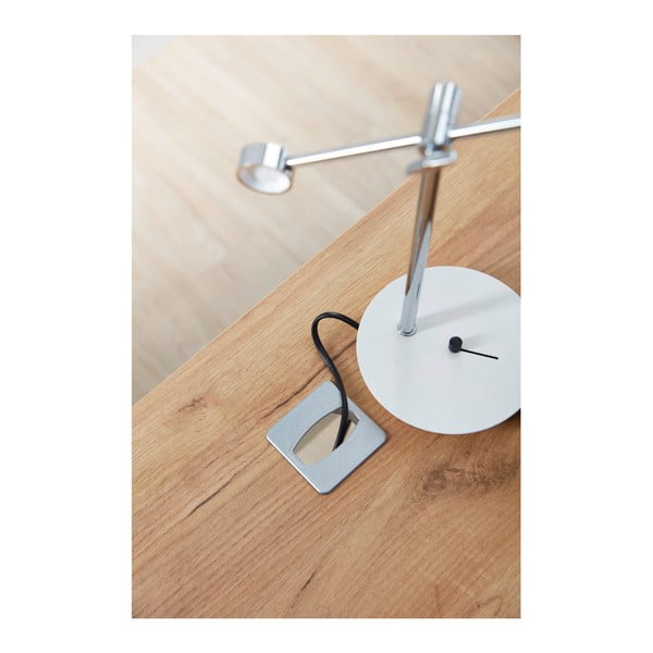 Darboo stalas su ąžuoline apdaila 158x79 cm Lioni - Germania-image-3