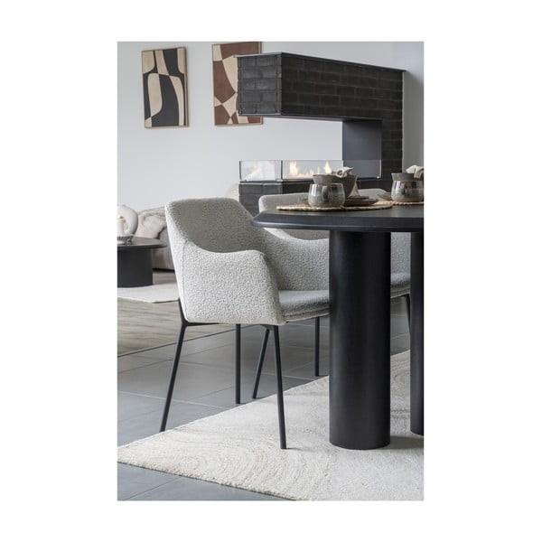Valgomojo stalas su uosio dekoro stalviršiu 100x220 cm Tirano – House Nordic-image-4