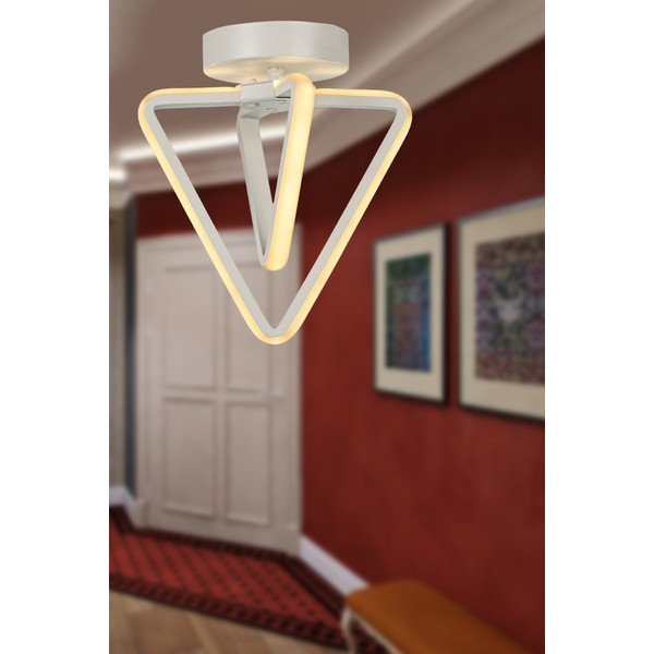 Baltos spalvos iš metalo lubinis šviestuvas LED Baris – Squid Lighting-image-1