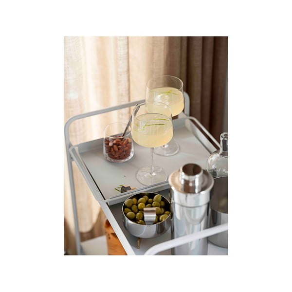 Iš metalo vežimėlis ant ratukų 40.5x61 cm A-Cocktail – Zone-image-1