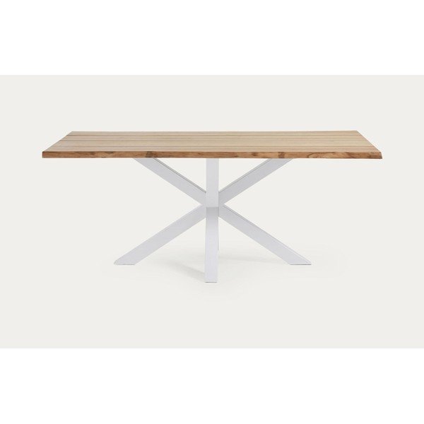 Valgomojo stalas su ąžuolo dekoro stalviršiu 90x160 cm Argo – Kave Home-image-1